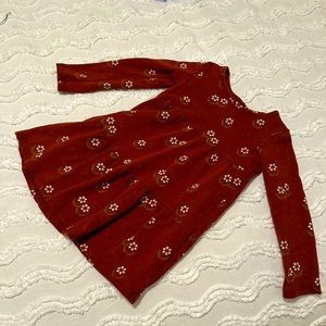 Little Co. Fall Toddler Dress - Size 24 M - Burgundy Floral